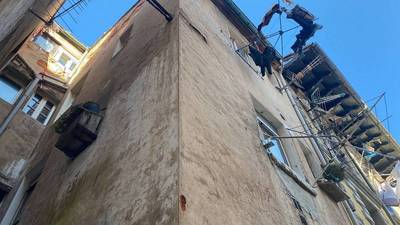 SANEAMIENTO FACHADAS POSTERIOR Cimadevilla en Gijón