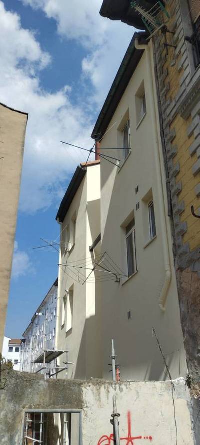 SANEAMIENTO FACHADAS POSTERIOR Cimadevilla en Gijón