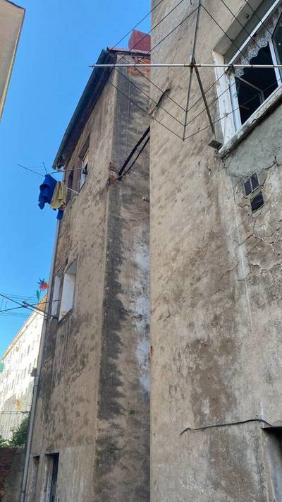 SANEAMIENTO FACHADAS POSTERIOR Cimadevilla en Gijón